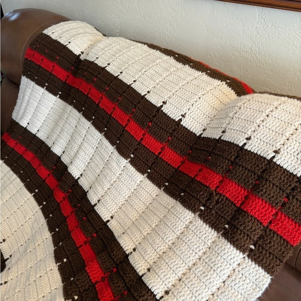Vintage cozy throw